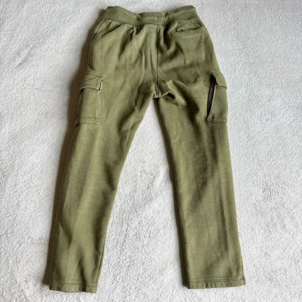 Gap Kids Boys Green Pull On Cargo Slim Leg Sweatpants